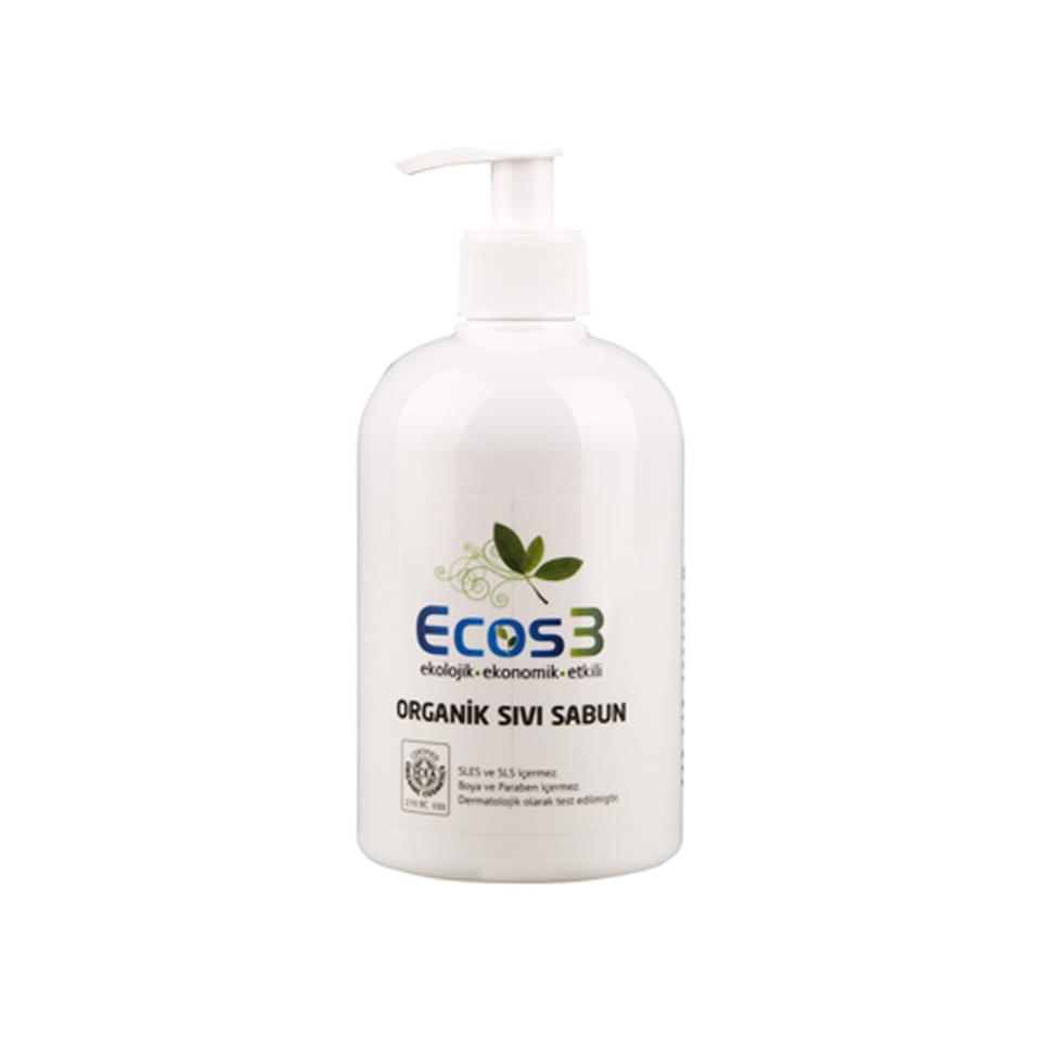 Ecos3 Organik Sıvı Sabun Beyaz Manolya 500 ML