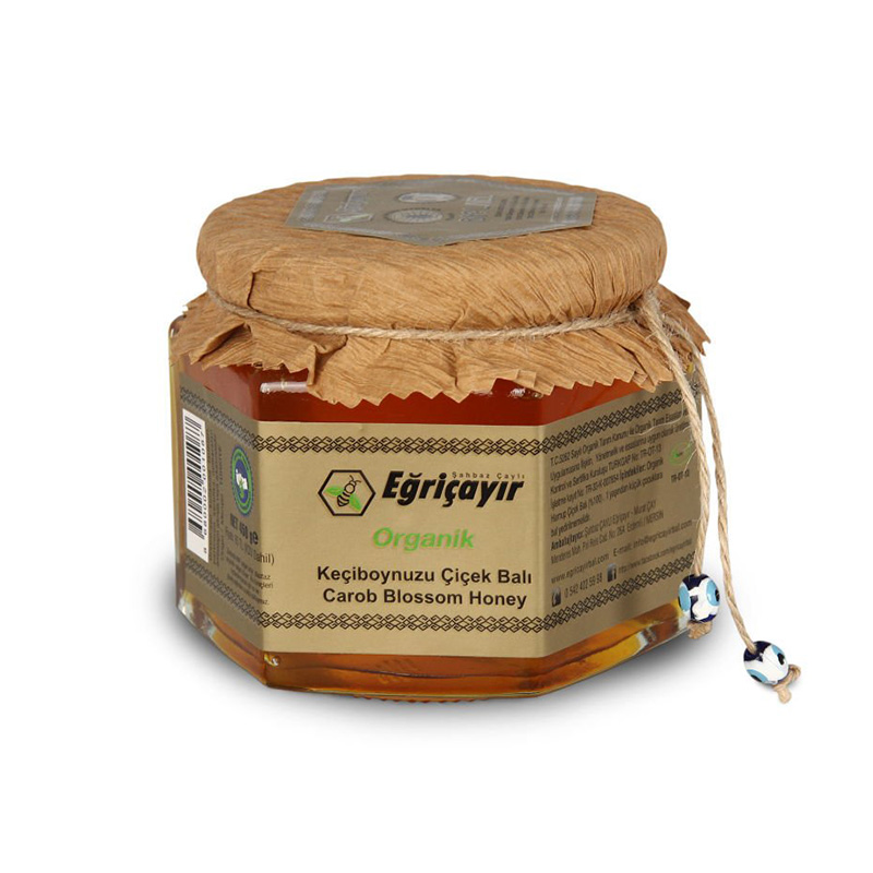 Eğriçayır Organik Keçiboynuzu Balı 450 gr. 