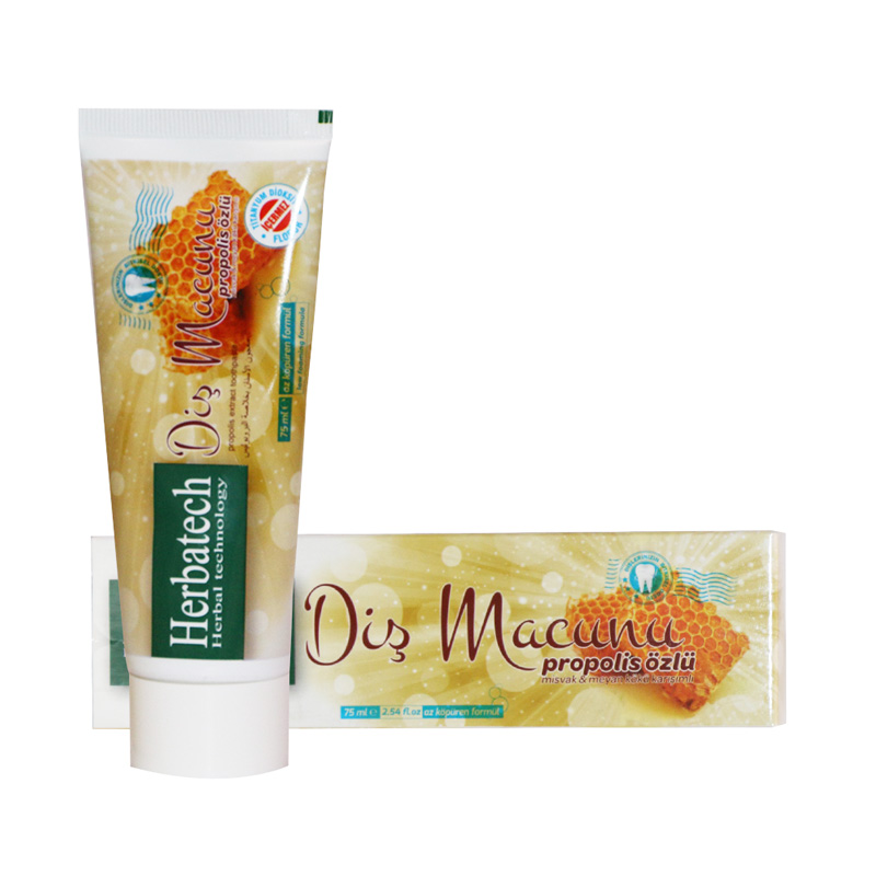 Herbatech Diş Macunu Propolis Özlü 75 ml.