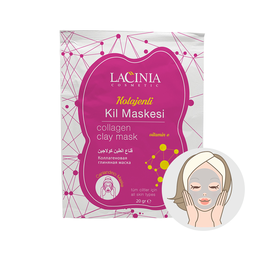 Lacinia Kolajenli Kil Maskesi