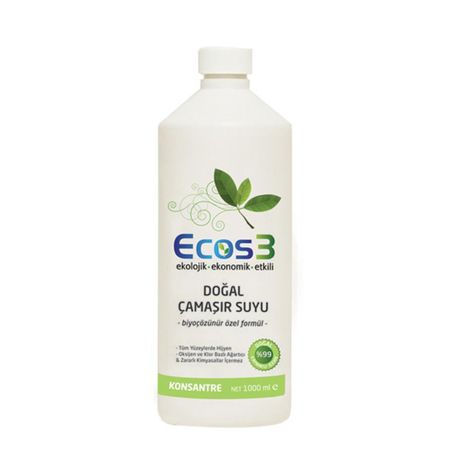 Ecos3 Doğal Çamaşır Suyu 1000 ML